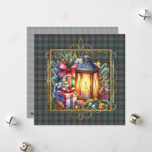 Anderson Oude Schotse Tartan Kerstmis  Feestdagenkaart