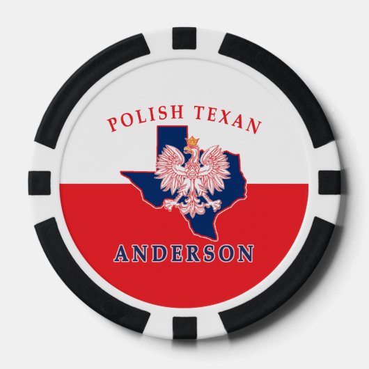 Anderson Polish Texan Poker Chip Set (Voorkant)