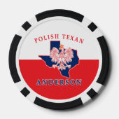 Anderson Polish Texan Poker Chip Set (Achterkant)