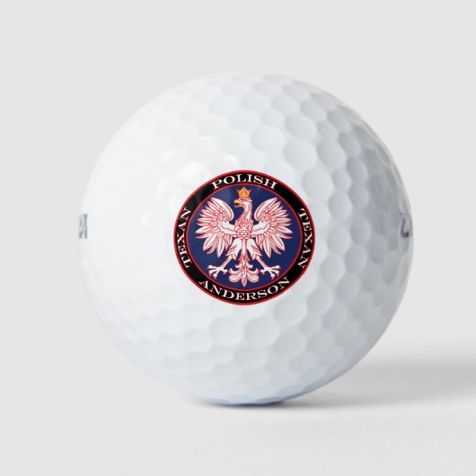 Anderson Round Poland Texan Golfballen (Voorkant)