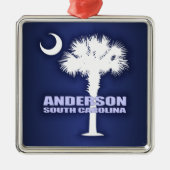 Anderson SC (P&C) Metalen Ornament (Voorkant)