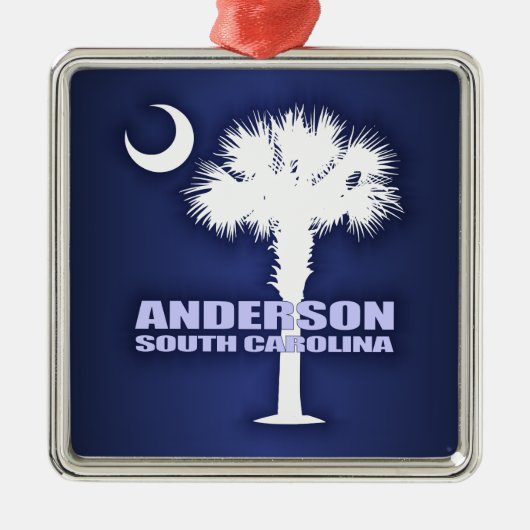 Anderson SC (P&C) Metalen Ornament (Voorkant)