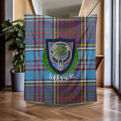 Anderson Schotse Clan Tartan & Crest Fleece Deken