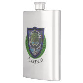 Anderson Schotse Clan Tartan en Crest Flacon (Links)