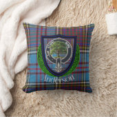 Anderson Schotse Clan Tartan en Crest Kussen (Deken)