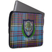 Anderson Schotse Clan Tartan en Crest Laptop Sleeve (Voorkant Rechts)