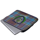 Anderson Schotse Clan Tartan en Crest Laptop Sleeve (Voorkant onderkant)