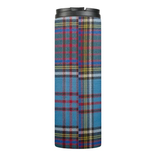 Anderson Schotse Clan Tartan en Crest Thermosbeker (Achterkant)
