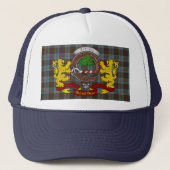 Anderson Scottish Tartan & Badge Trucker Hat Pet (Voorkant)