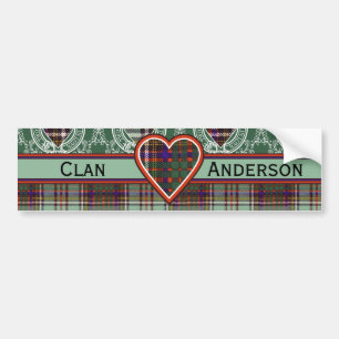 Anderson Scottish Tartan Bumpersticker