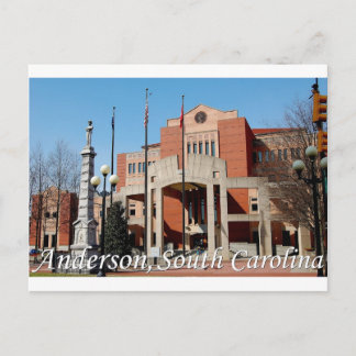 Anderson, South Carolina Briefkaart