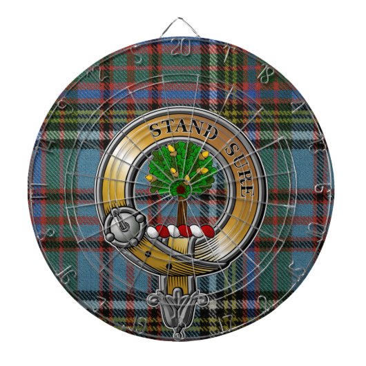 Anderson Tartan & Badge Dartbord (Voorkant)