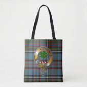 Anderson Tartan & Badge Tote Bag (Voorkant)