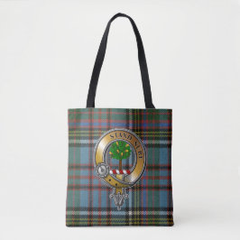 Anderson Tartan & Badge Tote Bag
