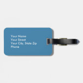 Anderson Tartan Bagagelabel (Achterkant horizontaal)