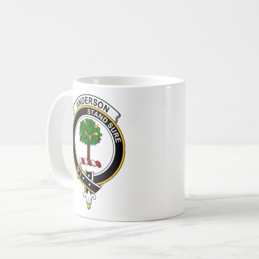 Anderson Tartan Coffee Mok - formaat 11oz (Voorkant links)