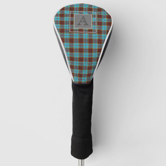 ANDERSON TARTAN Monogram Golfers Golfen Golfheadcover (Voorkant)