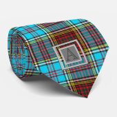 ANDERSON TARTAN Monogram Letter A Stropdas (Opgerold)