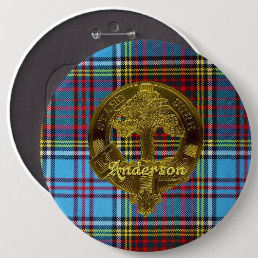 Anderson Tartan & Motif Button (Voorkant /achterkant)