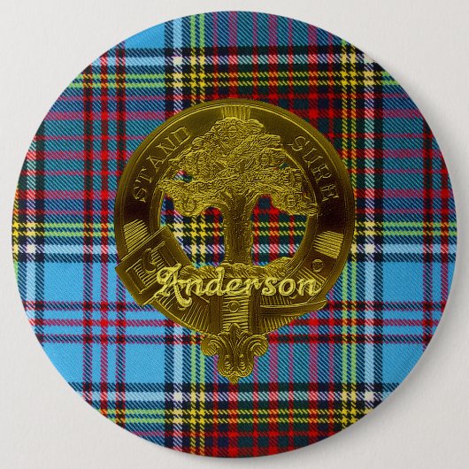 Anderson Tartan & Motif Button (Voorkant)
