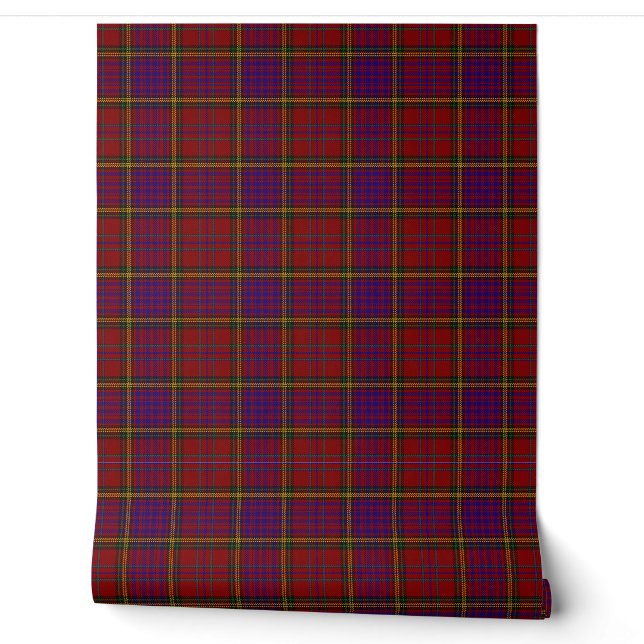 Anderson van Kinnehear Red Tartan Played Scottish  Behang (Afrollen)