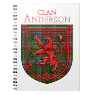Anderson van Kinnelief Tartan Scottish Pset Notitieboek