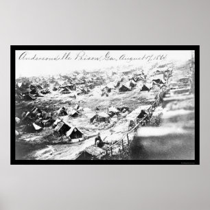 Andersonville gevangenis, GA 1864 Poster