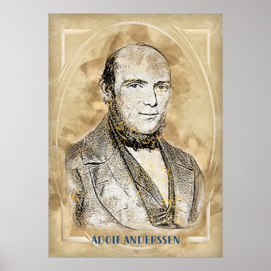 Anderssen Adolf, schaker, Poster (Voorkant)