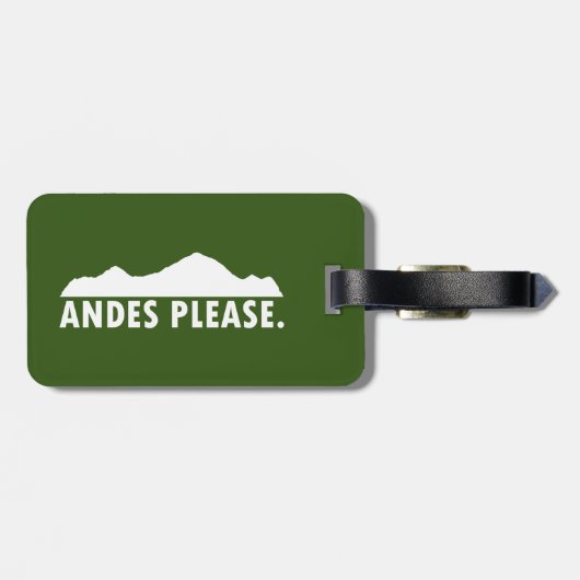 Andes Alsjeblieft Bagagelabel (Achterkant horizontaal)