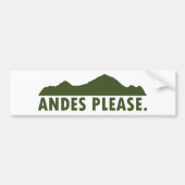 Andes Alsjeblieft Bumpersticker (Voorkant)