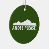 Andes Alsjeblieft Keramisch Ornament (Rechts)