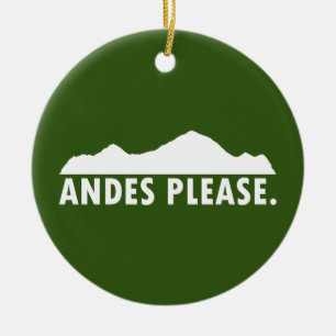 Andes Alsjeblieft Keramisch Ornament
