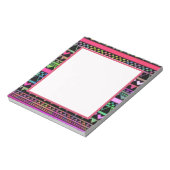 Andes Aztec Tribal Native Geometric Stropdas Die N Notitieblok (Linkerzijde)