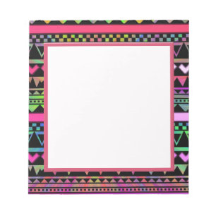 Andes Aztec Tribal Native Geometric Stropdas Die N Notitieblok