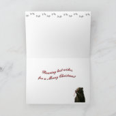 Andes Beer Kerst 2011 Feestdagen Kaart (Binnen)