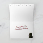 Andes draag Vakantie 2011 Feestdagen Kaart (Binnen)