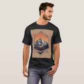 Andes Mons T-shirt voor dames: Minimalistische geo (Voorkant volledig)
