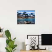 Andes Mountain Climbing Ice Peak - Bolivia Trek Poster (Thuiskantoor)