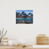 Andes Mountain Climbing Ice Peak - Bolivia Trek Poster (Keuken)