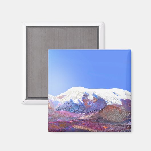 Andes Mountain Uitzicht Peru #3 Magneet (Voorkant / Achterkant)