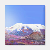 Andes Mountain Uitzicht Peru #3 Magneet (Voorkant)