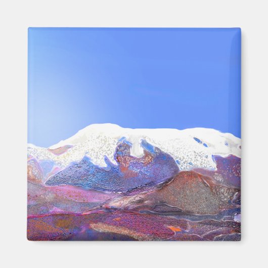 Andes Mountain Uitzicht Peru #3 Magneet (Voorkant)