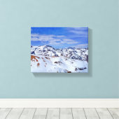 Andes Mountains in Chileense Patagonia Canvas Afdruk (Insitu (Houten vloer))