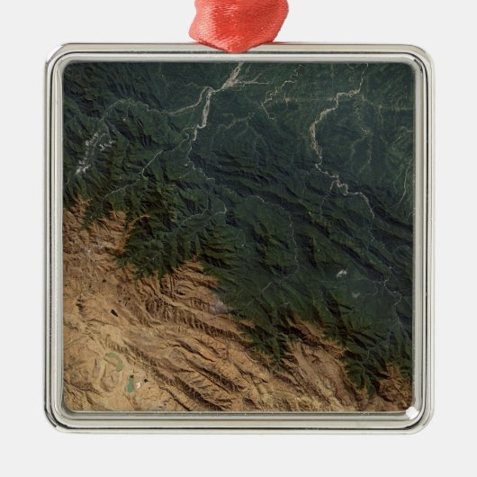 Andes Mountains Metalen Ornament (Voorkant)