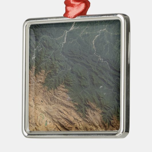 Andes Mountains Metalen Ornament (Links)