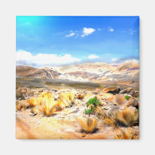 Andes Mountains Peru #3 Magneet