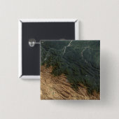 Andes Mountains Vierkante Button 5,1 Cm (Voorkant /achterkant)