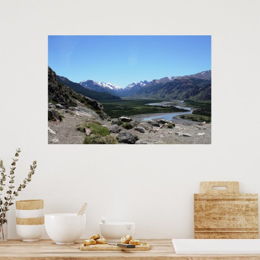 Andes Range, Patagonia Poster (Keuken)