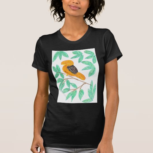Andes Rotskalkoen (Rupicola peruvianus) T-shirt (Voorkant)