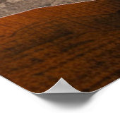 Andesgebergte: Abstracte geometrische kunst Poster (Hoek)